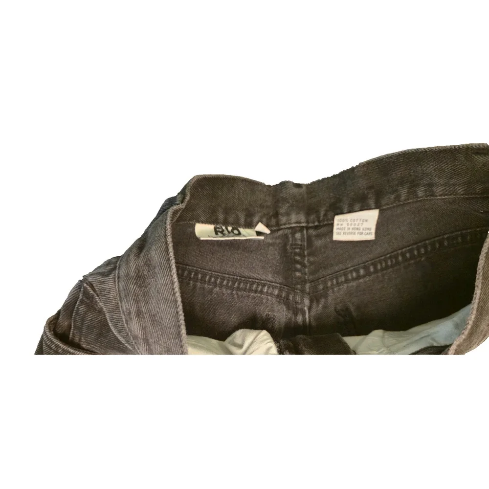 Vtg 80s 90s Rio Stephen Mardon High Waisted Black Wash Tapered Mom Jeans Sz 11